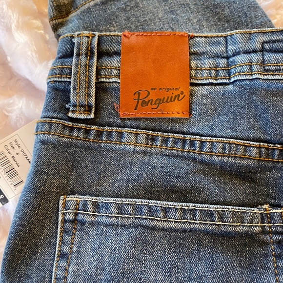 πHPπOriginal Penguin Boys Denim Medium Wash Straight Leg Blue Jeans - 8 - Picture 11 of 12